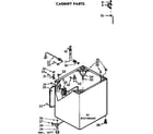 Kenmore 11072780200 cabinet parts diagram