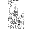 Kenmore 11072780600 drive system diagram