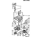 Kenmore 11073780410 drive system diagram