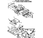 Kenmore 11072780410 top and console assembly diagram