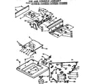 Kenmore 11072780420 top and console assembly diagram