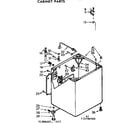 Kenmore 11072784200 cabinet parts diagram