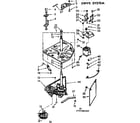 Kenmore 11072784400 drive system diagram