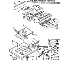 Kenmore 11072784200 top and console assembly diagram