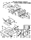 Top and console assembly
