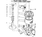 Kenmore 11073784210 tub and basket assembly diagram
