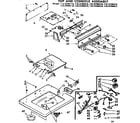 Kenmore 11072784110 top and console assembly diagram