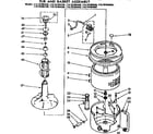 Kenmore 11073784120 tub and basket assembly diagram