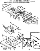 Top and console assembly