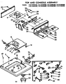 Top and console assembly