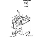 Kenmore 11072785110 cabinet parts diagram