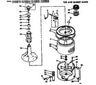 Kenmore 11073785210 tub and basket parts diagram