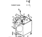 Kenmore 11072785700 cabinet parts diagram