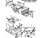 Kenmore 11072785300 top and console assembly diagram