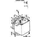 Kenmore 11072785310 cabinet parts diagram