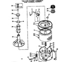 Kenmore 11072785310 tub and basket assembly diagram