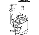 Kenmore 11072785320 cabinet parts diagram