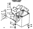 Kenmore 11072785330 cabinet parts diagram