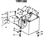 Kenmore 11072785340 cabinet parts diagram