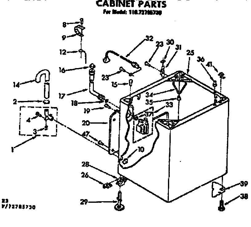 Cabinet parts