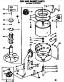 Tub and basket parts