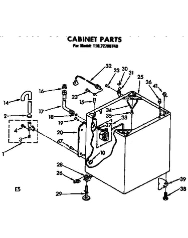 Cabinet parts