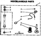 Kenmore 11072785740 miscellaneous parts diagram