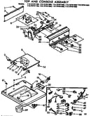 Top and console assembly