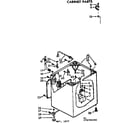 Kenmore 11073792100 cabinet parts diagram