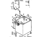 Kenmore 11072860410 cabinet parts diagram
