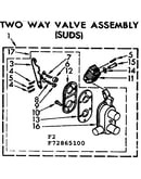 Two way valve asm suds