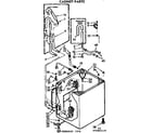 Kenmore 11072865610 cabinet parts diagram