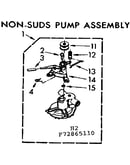 Non-suds pump assembly