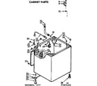 Kenmore 11072870200 cabinet parts diagram
