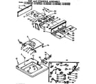 Kenmore 11072870400 top and console assembly diagram