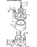 Tub and basket parts