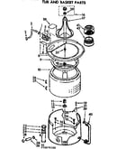 Tub and basket parts