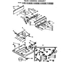 Kenmore 11073875600 top and console assembly diagram