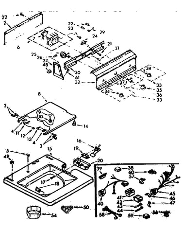 Top and console parts