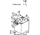 Kenmore 11072880100 cabinet parts diagram