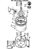 Tub and basket assembly