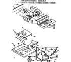 Kenmore 11072880100 top and console assembly diagram