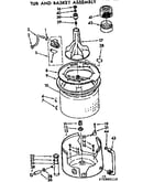 Tub and basket asm