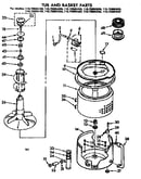 Tub and basket parts