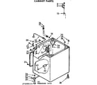Kenmore 11072885110 cabinet parts diagram