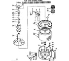 Kenmore 11073885210 tub and basket parts diagram