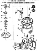 Tub and basket parts