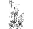 Kenmore 11072891600 drive parts diagram