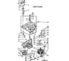 Kenmore 11073891210 drive parts diagram