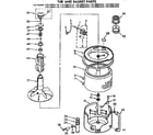 Kenmore 11073891410 tub and basket parts diagram
